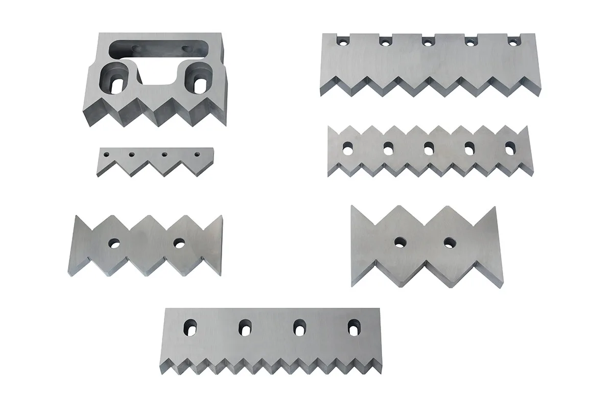 Cuchillas dentadas para trituradora de plástico